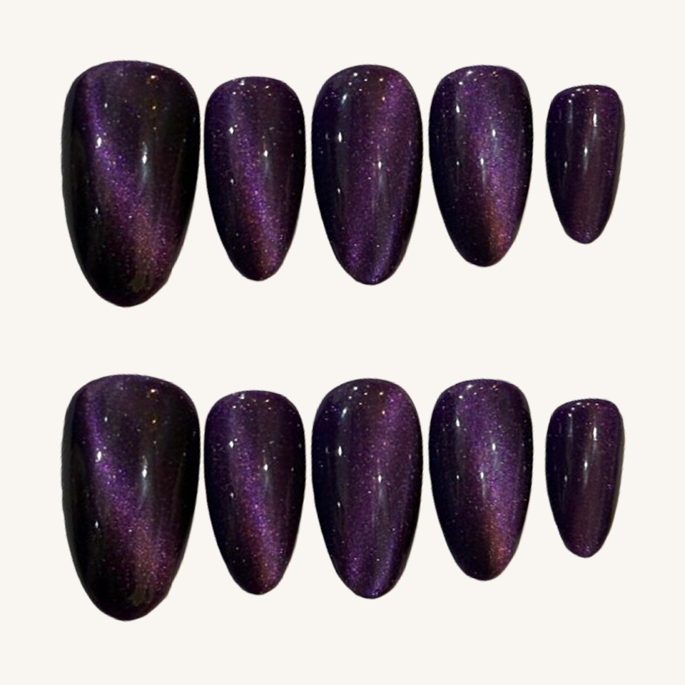 Purple cateye - Solid
